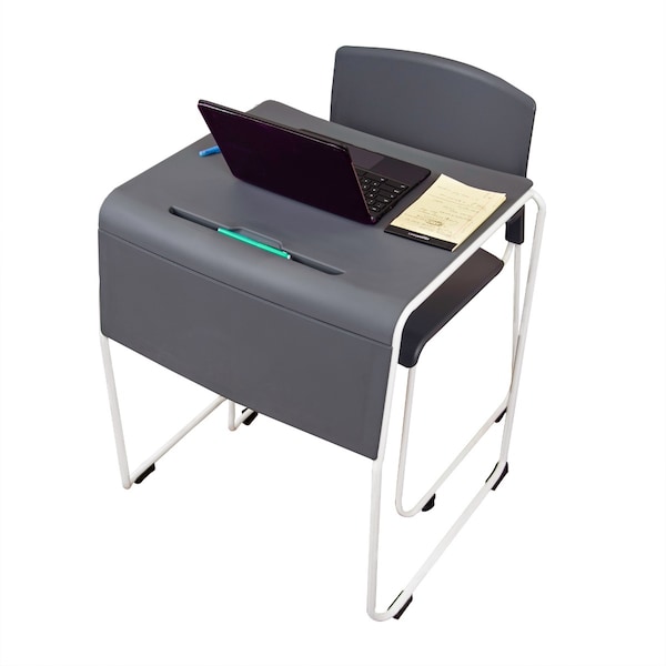 Lightweight Stackable Student Desk And Chair, PK4